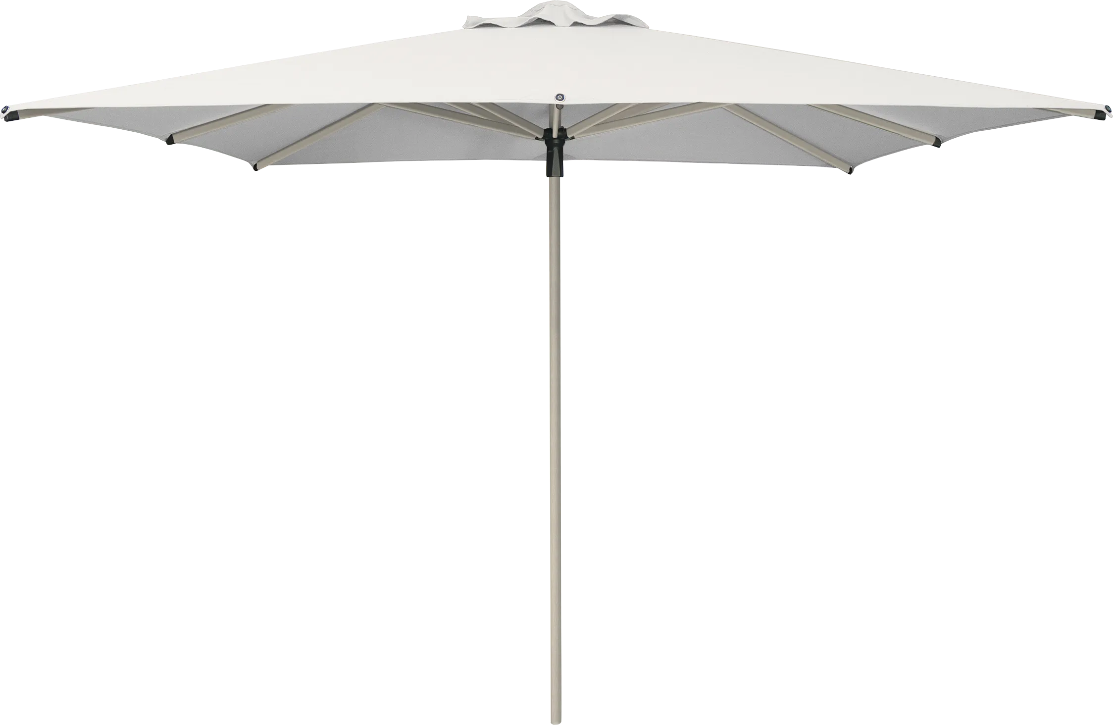 Soleil Driftwood 8' Square Natural Outdoor Umbrella - Thumbnail - Image 1