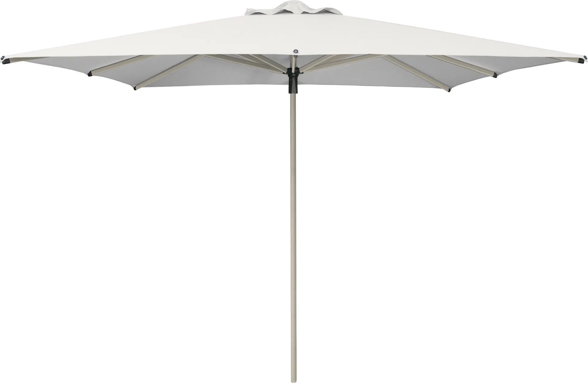 Soleil Driftwood 8' Square Natural Outdoor Umbrella - Image 1