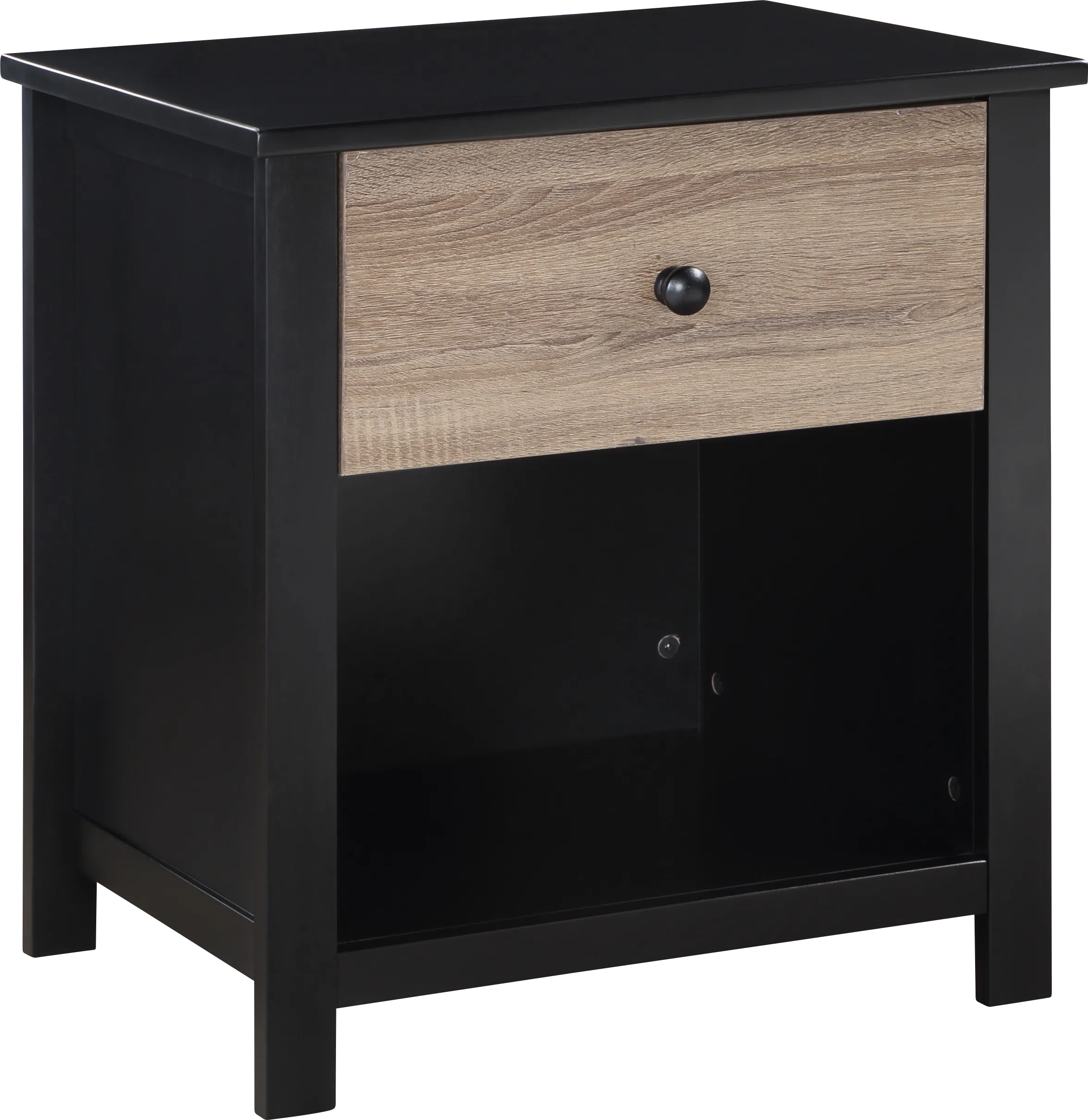 Kids Zolari Black Nightstand - Thumbnail - Image 1