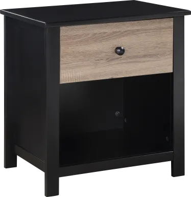 Kids Zolari Black Nightstand