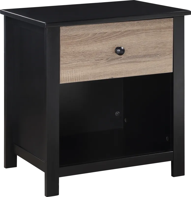 Kids Zolari Black Nightstand