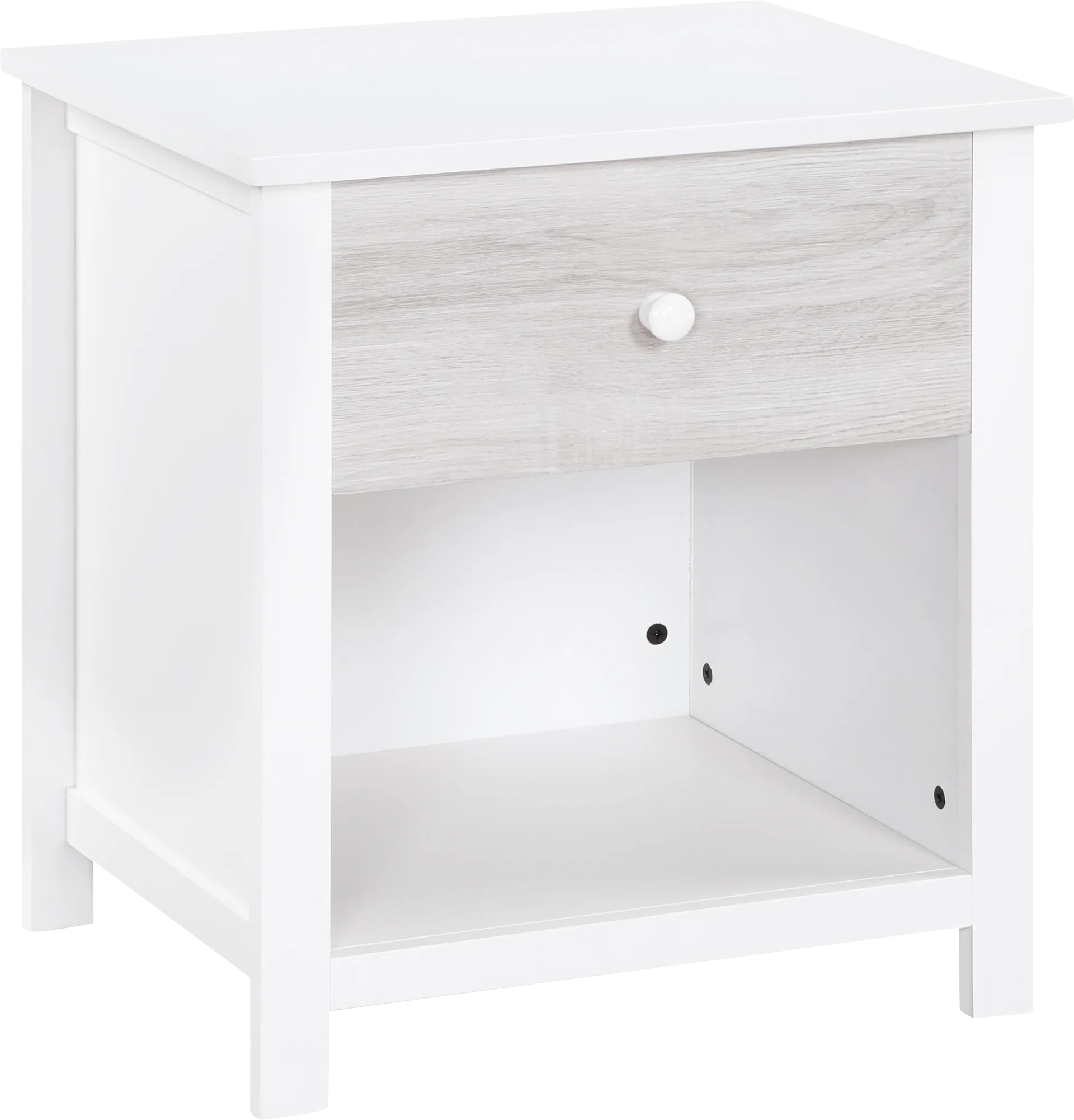 Kids Zolari White Nightstand - Image 1