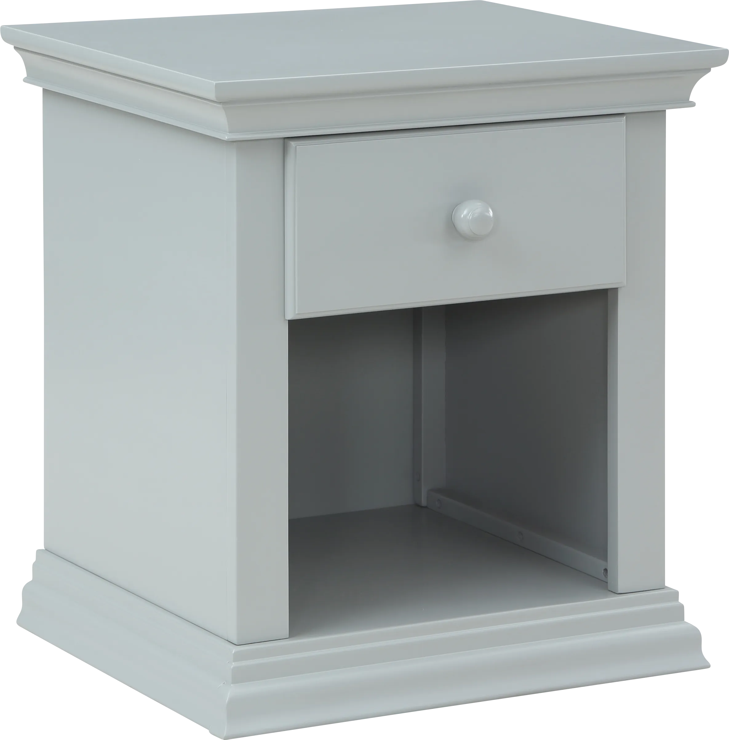 Kids Praxo Gray Nightstand - Thumbnail - Image 1