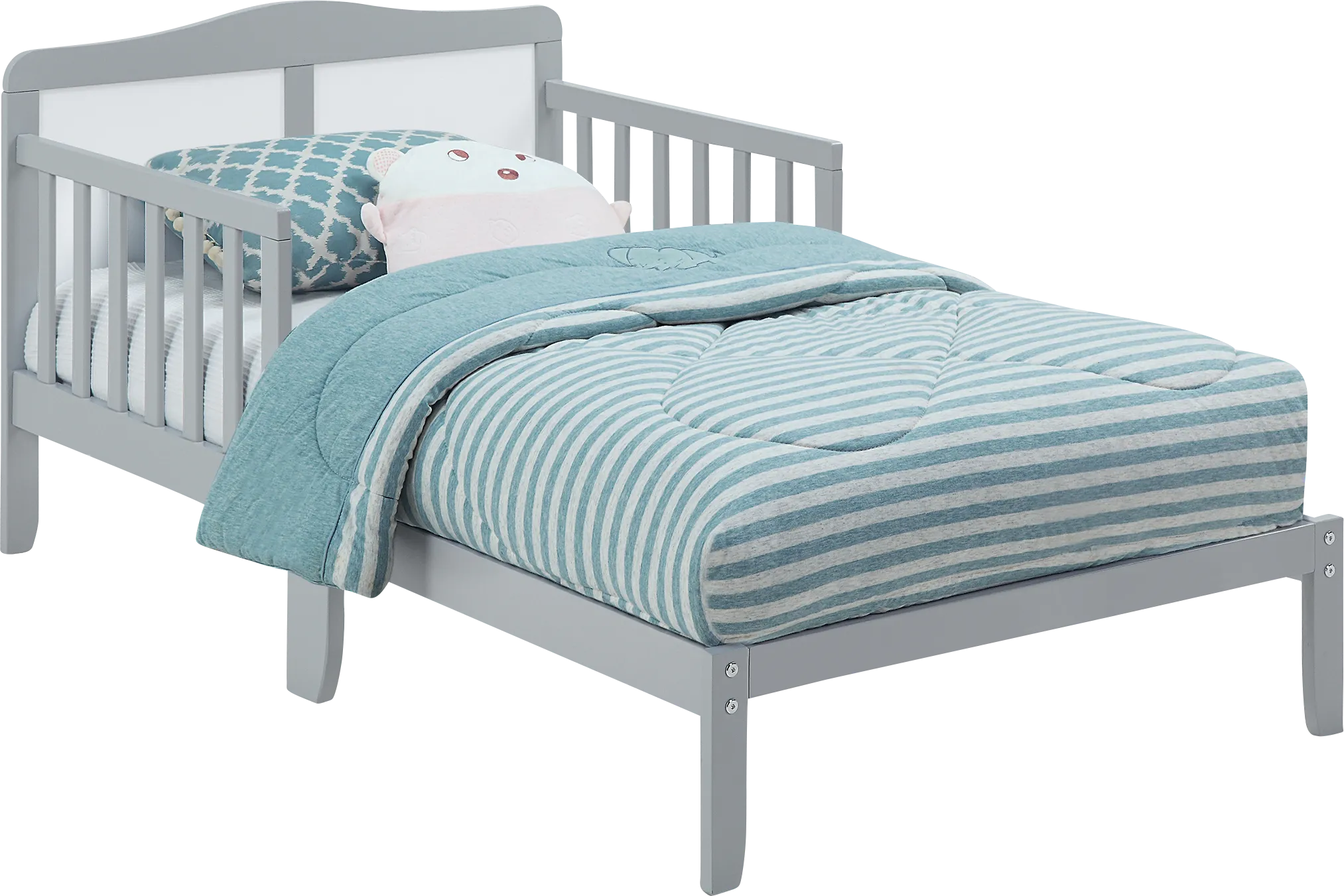 Kids Trovia Gray Toddler Bed - Thumbnail - Image 1