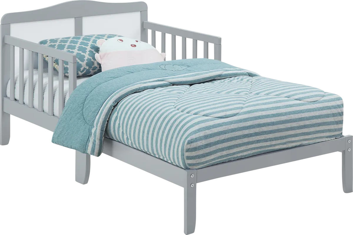 Kids Trovia Gray Toddler Bed
