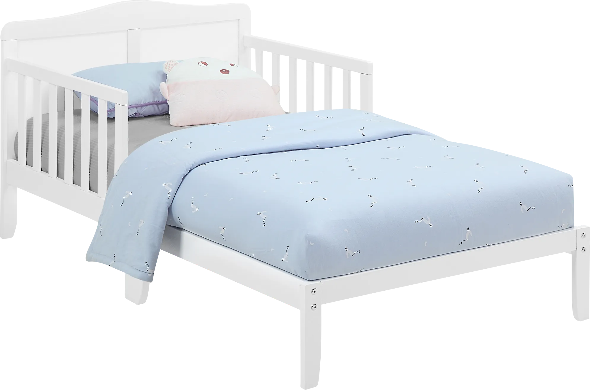 Kids Trovia White Toddler Bed - Thumbnail - Image 1
