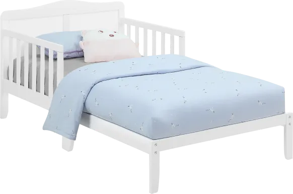 Kids Trovia White Toddler Bed