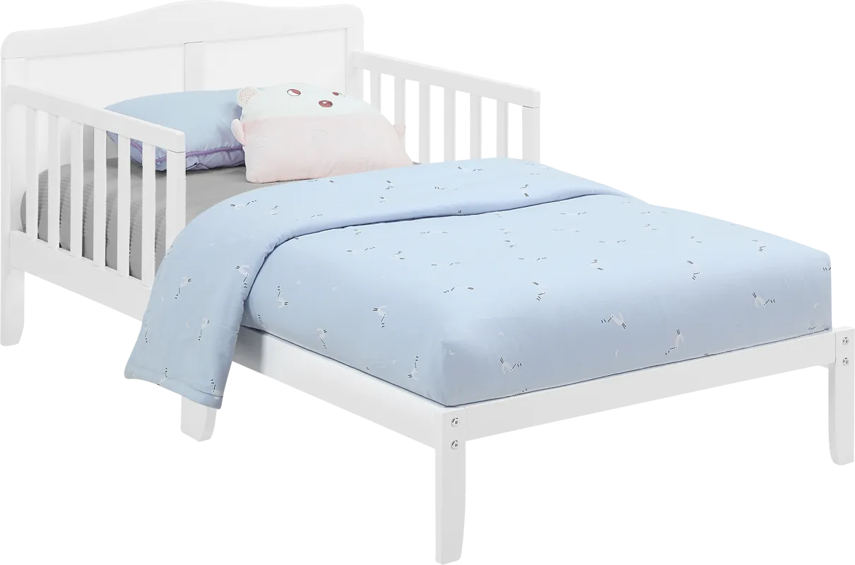 Kids Trovia White Toddler Bed