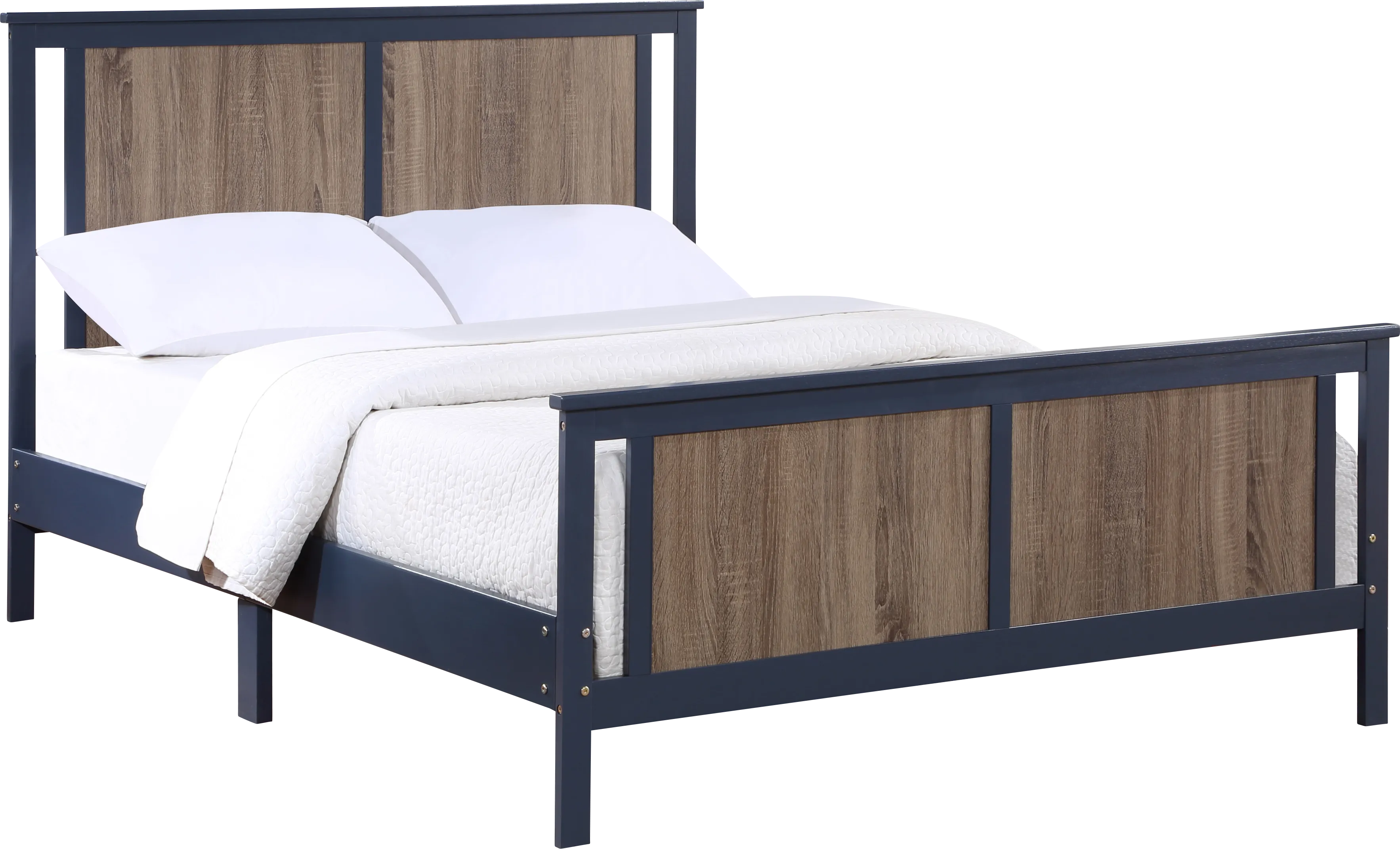 Kids Zolari Midnight Blue Full Bed - Thumbnail - Image 1