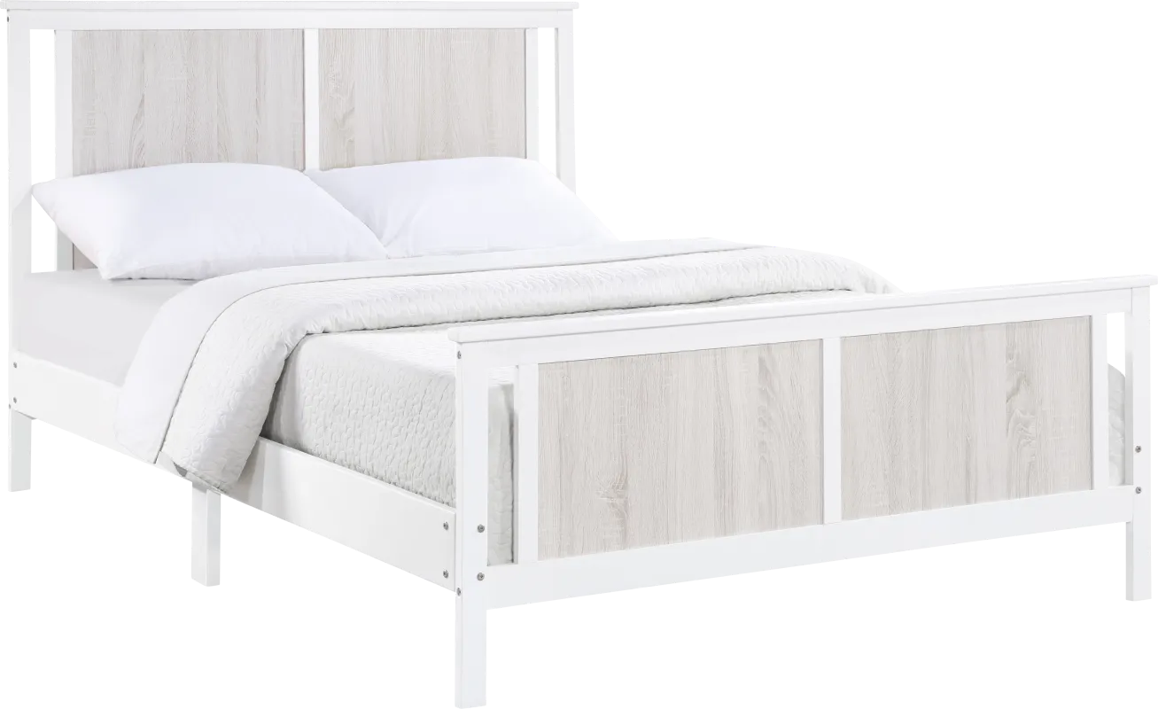 Kids Zolari White Full Bed