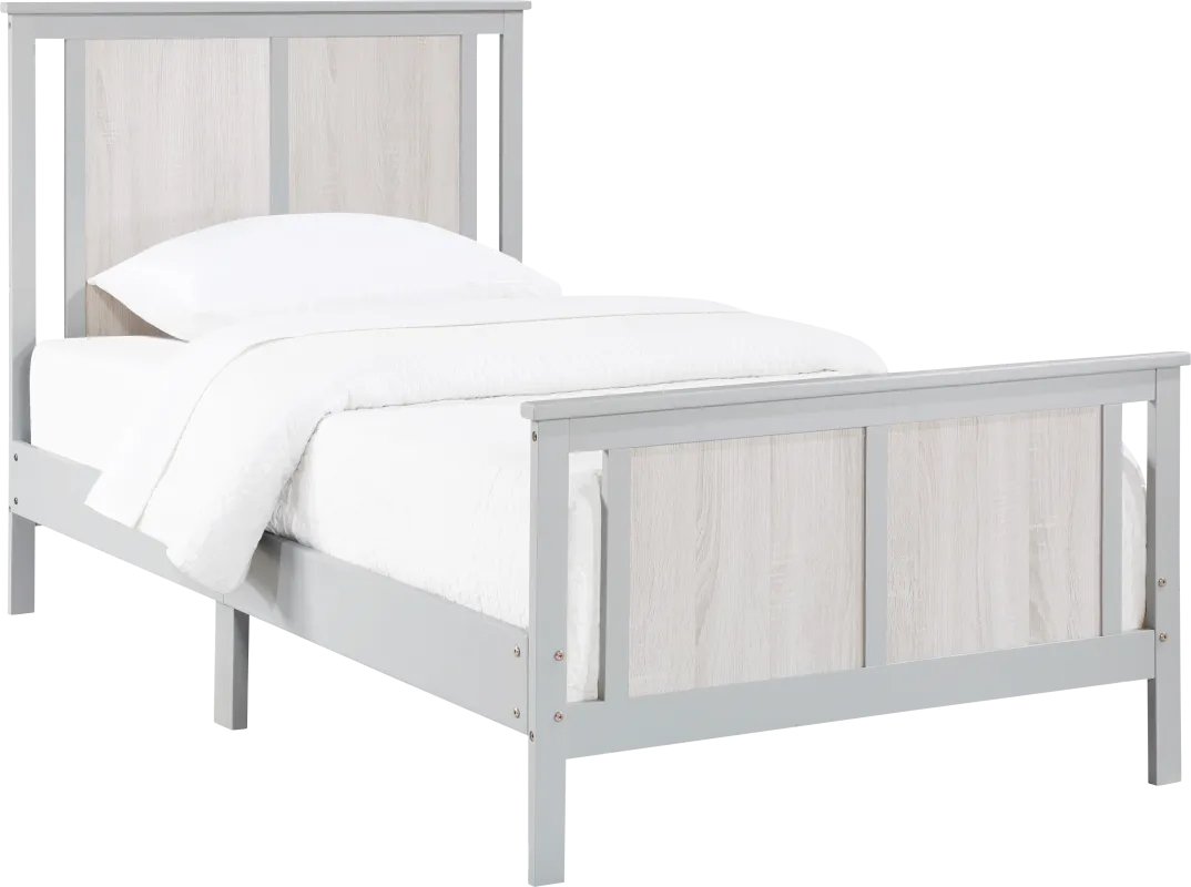 Kids Zolari Gray Twin Bed