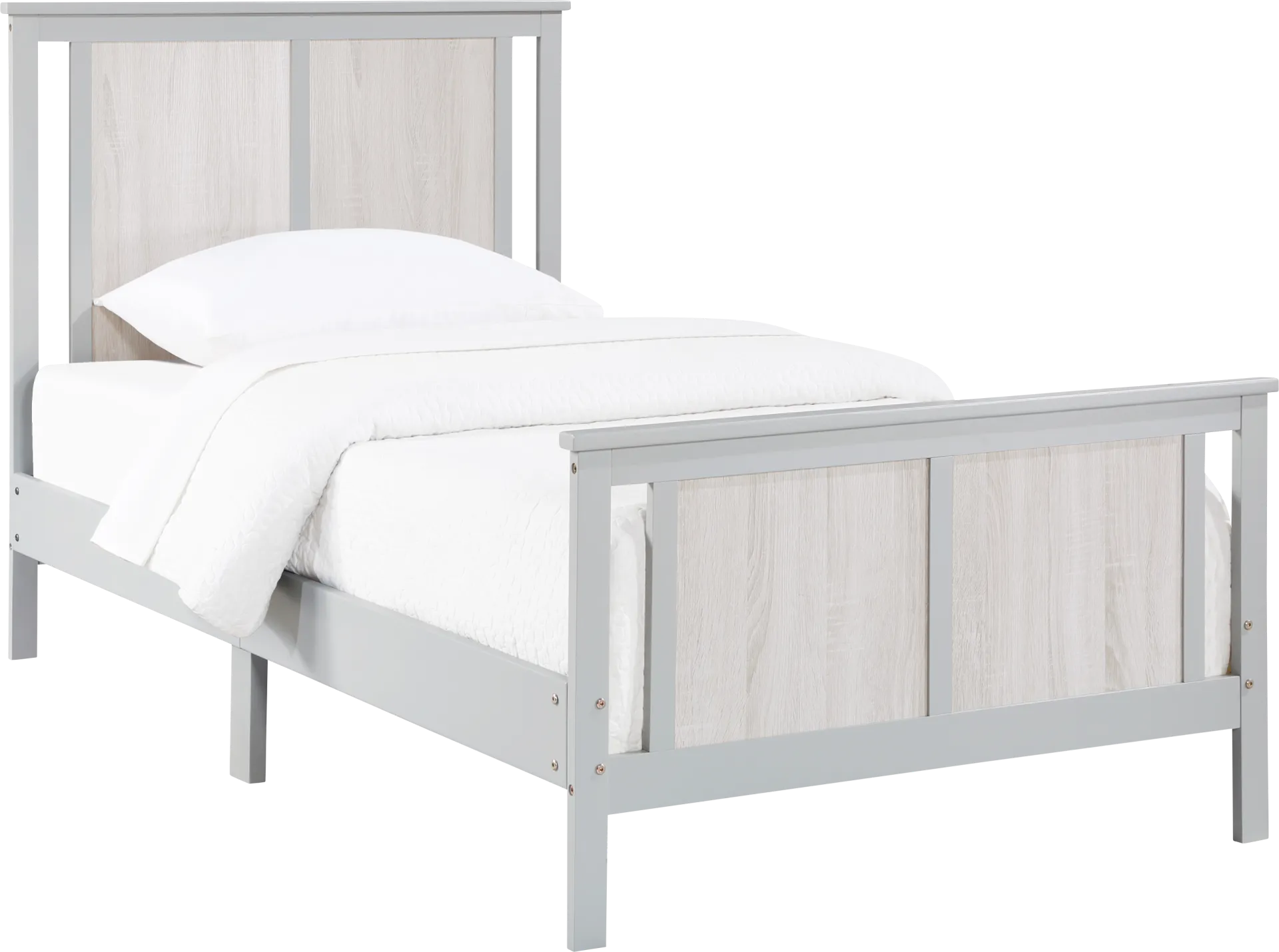 Kids Zolari Gray Twin Bed - Image 1