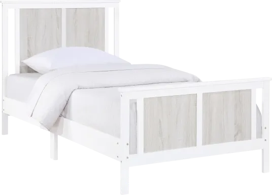 Kids Zolari White Twin Bed
