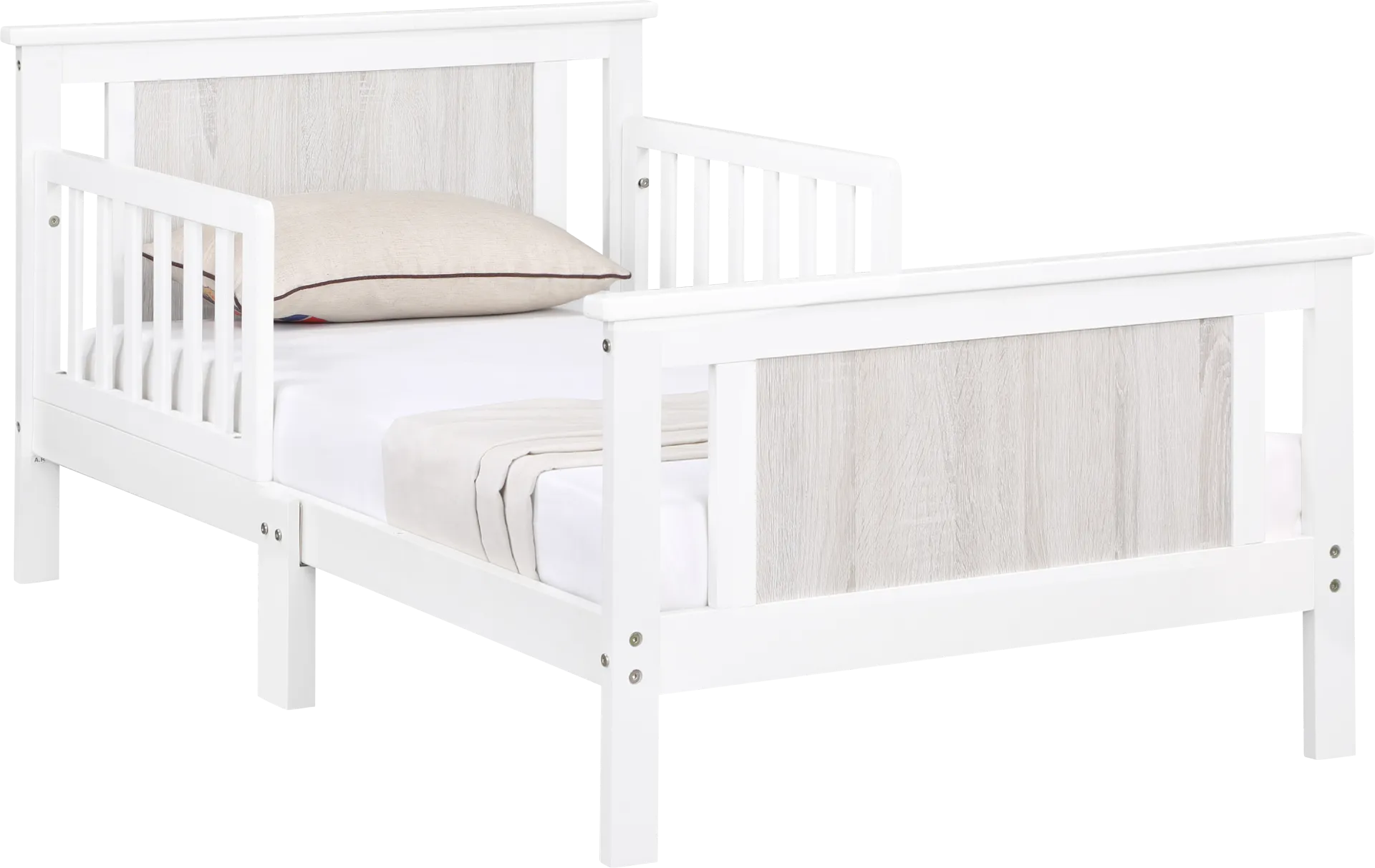 Kids Zolari White Toddler Bed - Image 1