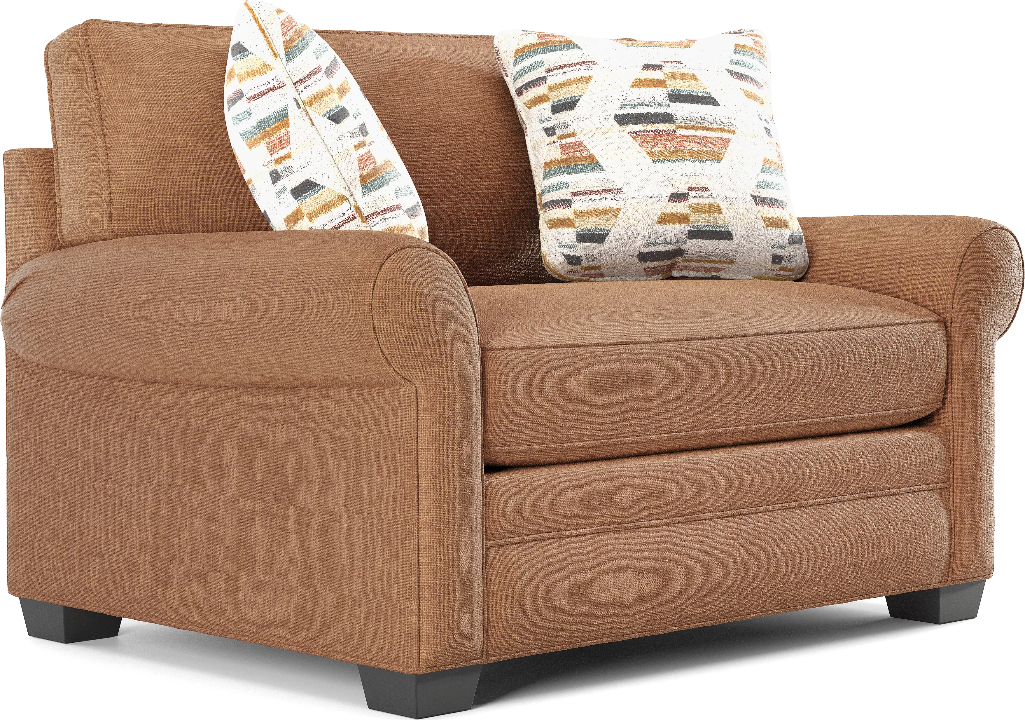 Bellingham Russet Textured Chenille 8 Pc Living Room - Thumbnail - Image 19