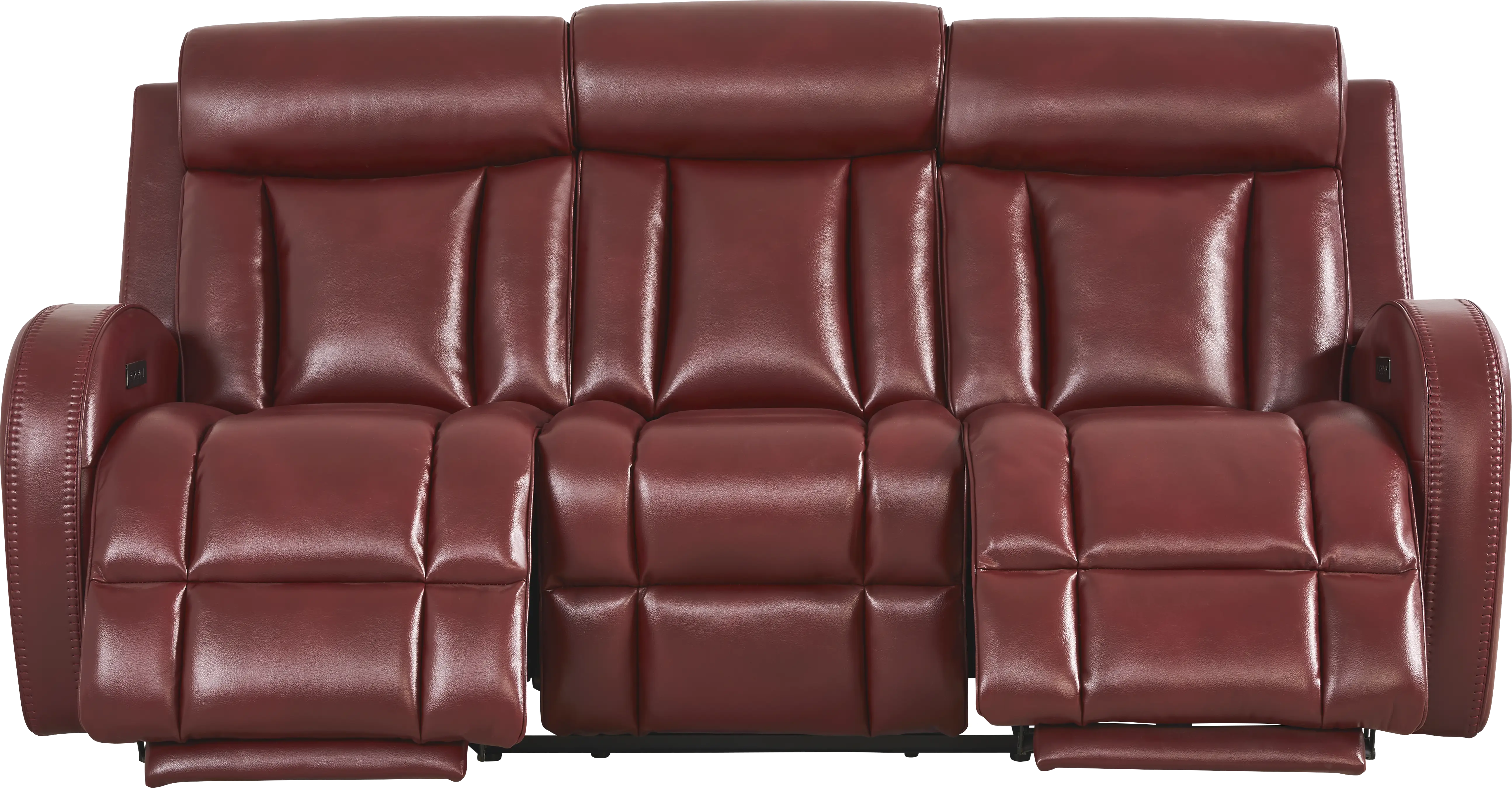 Copperfield Red 2 Pc Dual Power Reclining Living Room - Thumbnail - Image 2