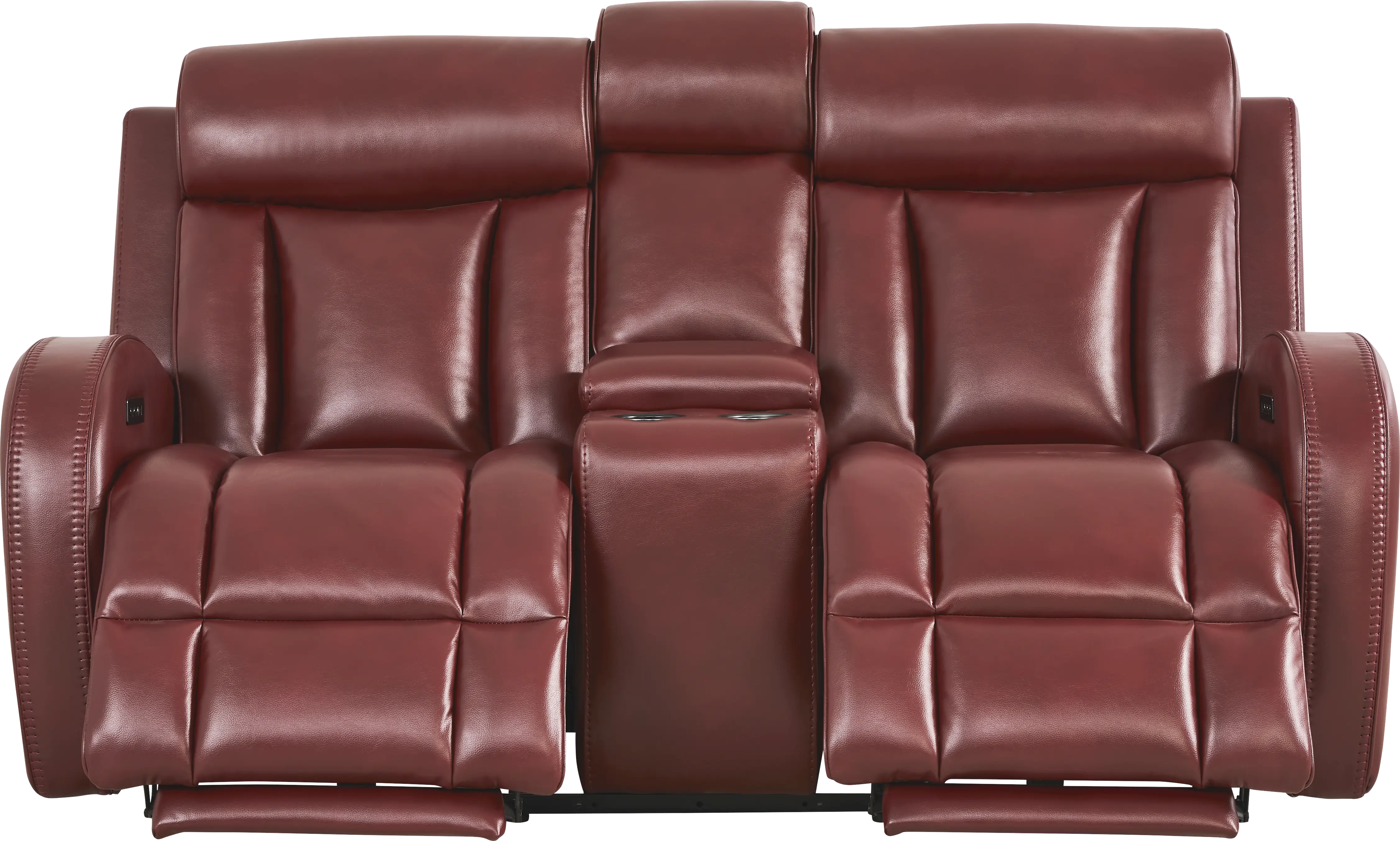 Copperfield Red 2 Pc Dual Power Reclining Living Room - Thumbnail - Image 10
