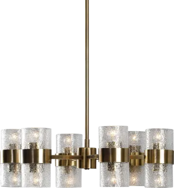 Pima Point Brass Chandelier