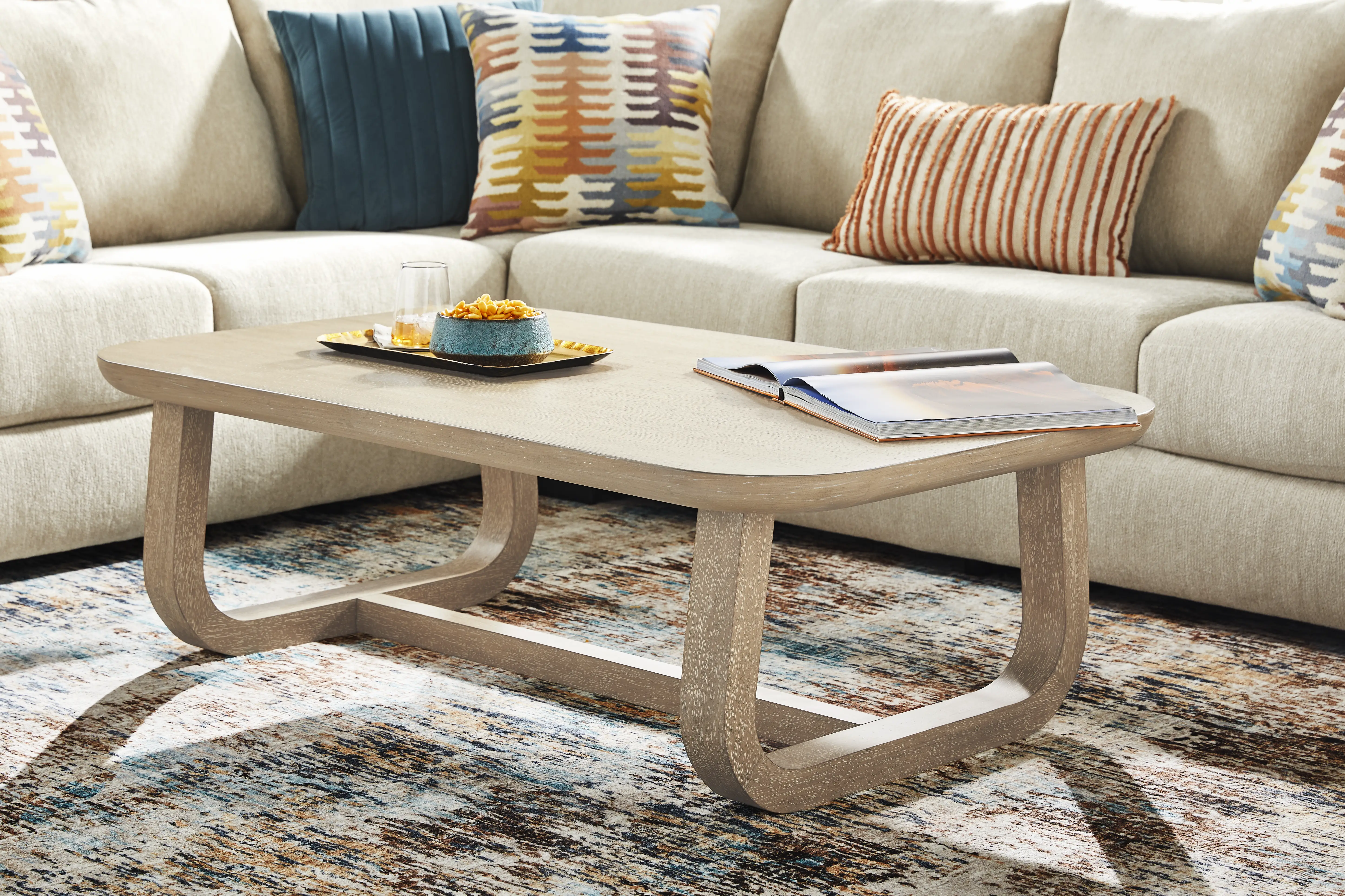 Canyon Sandstone Rectangular Cocktail Table - Thumbnail - Image 3