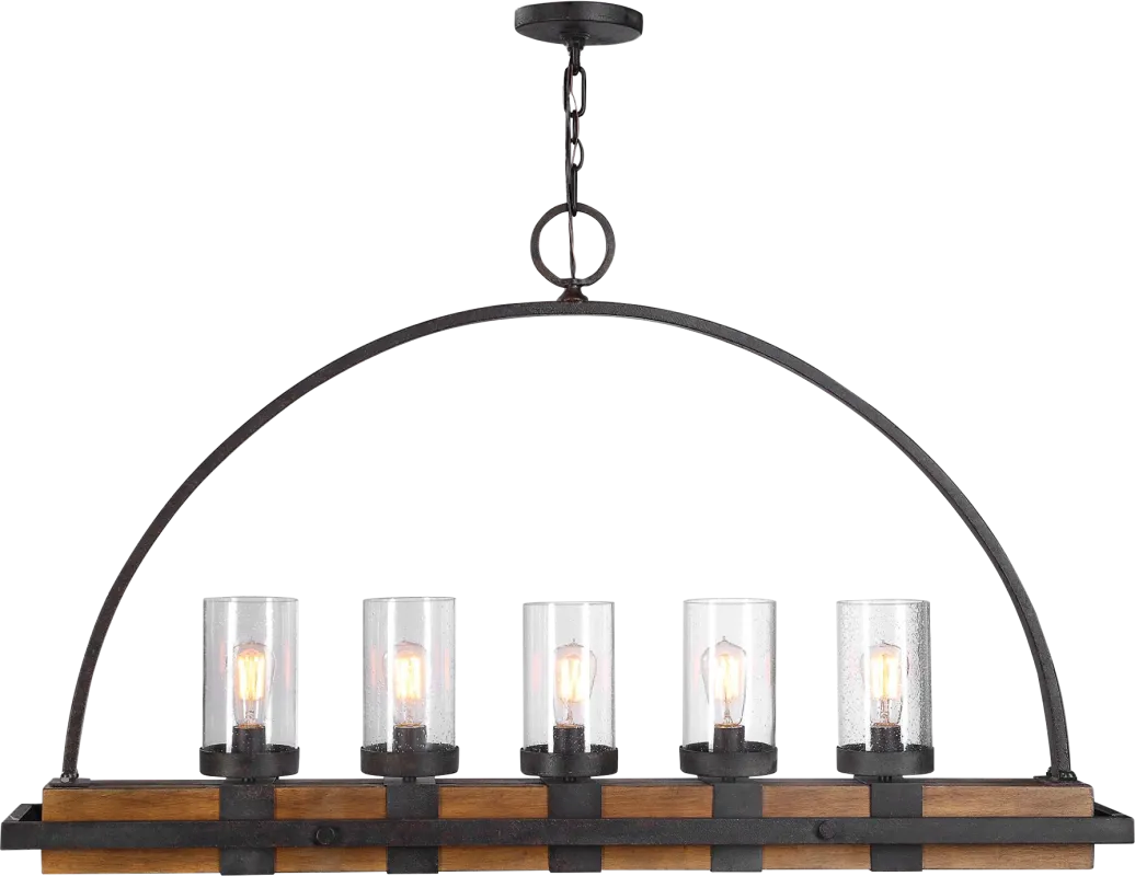 Piping Rock Bronze Chandelier