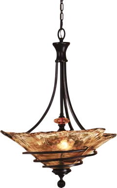 Piro Court Bronze Chandelier