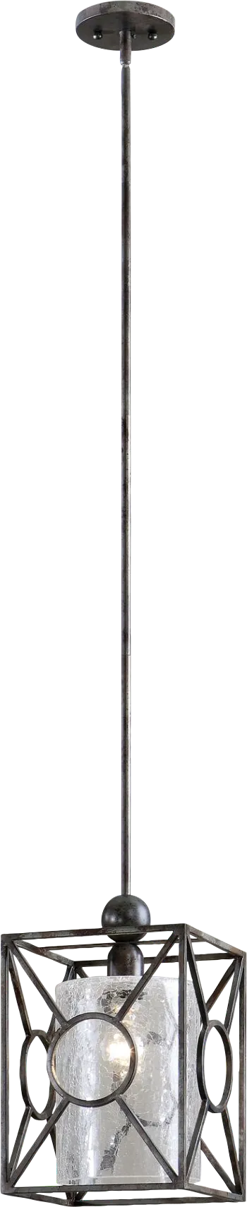 Ponca Black Chandelier - Image 1