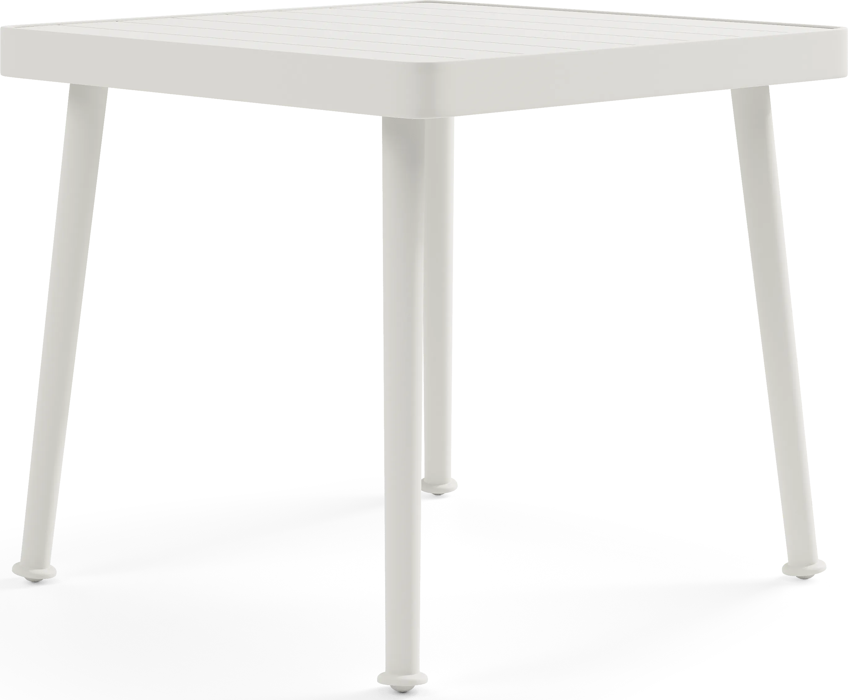Park Walk White Outdoor Side Table - Thumbnail - Image 1