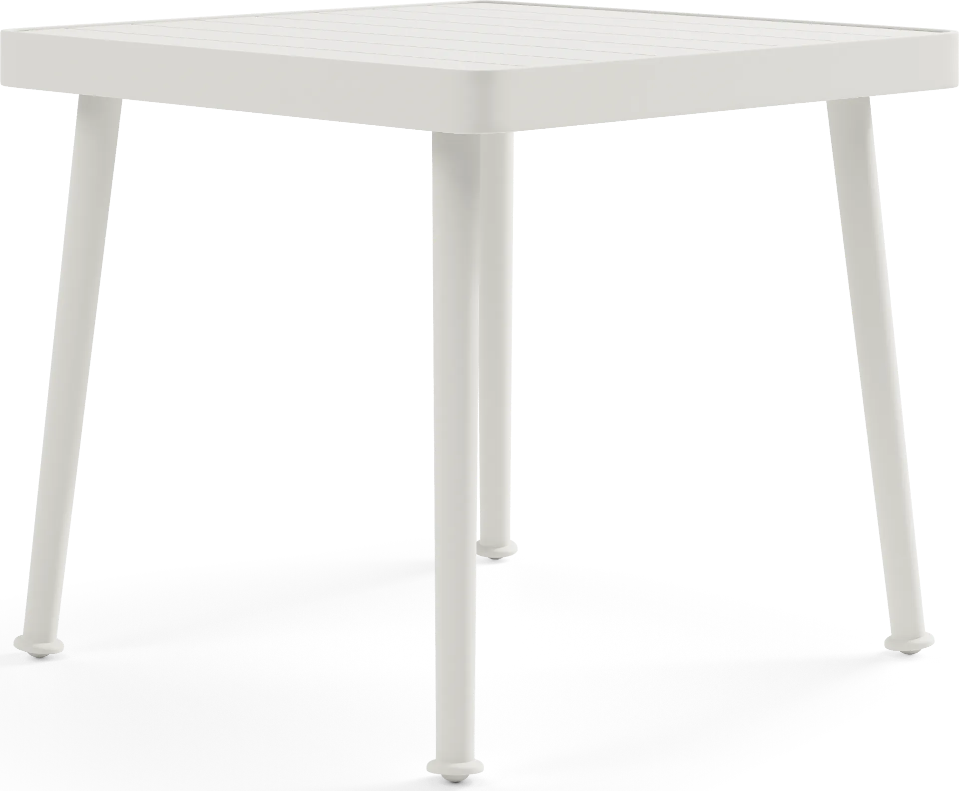 Park Walk White Outdoor Side Table - Image 1