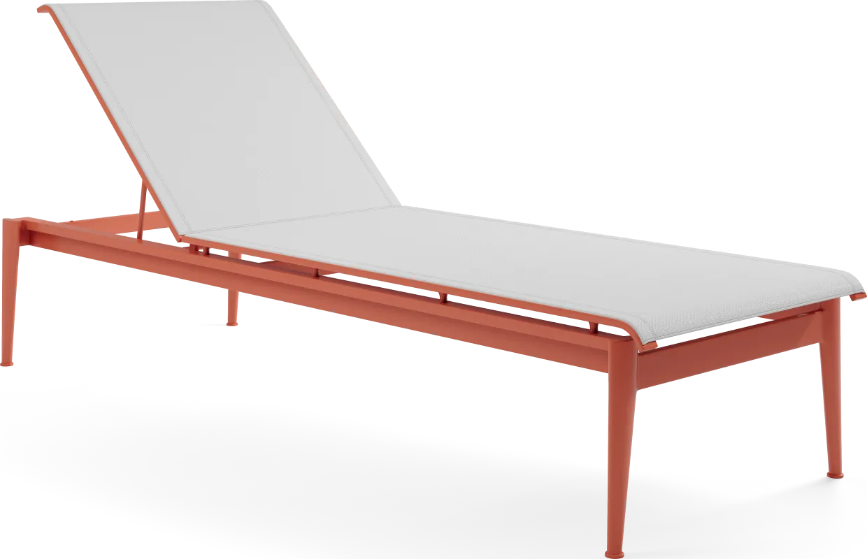 Park Walk Coral Outdoor Chaise