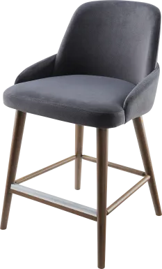 Aisaki Black Counter Height Stool