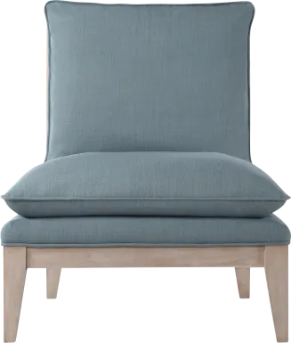 Zahno Blue Accent Chair