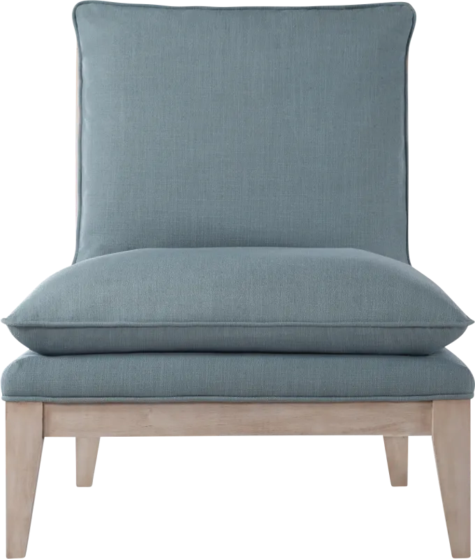 Zahno Blue Accent Chair