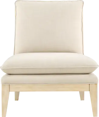 Zahno Beige Accent Chair