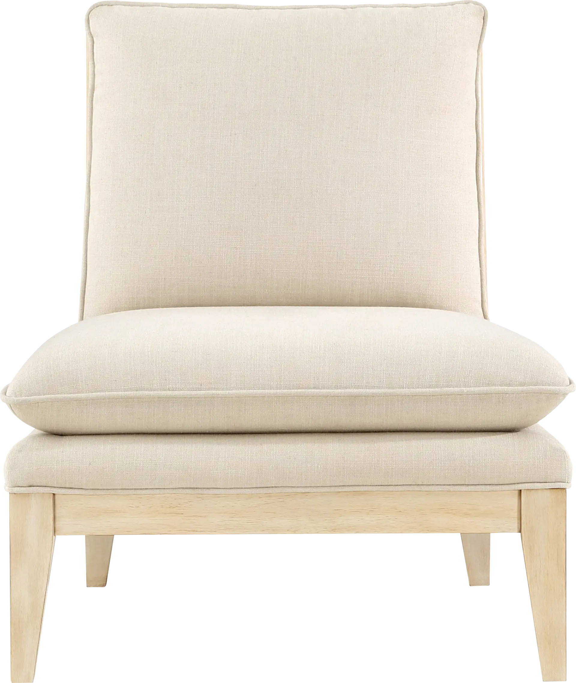 Zahno Beige Accent Chair