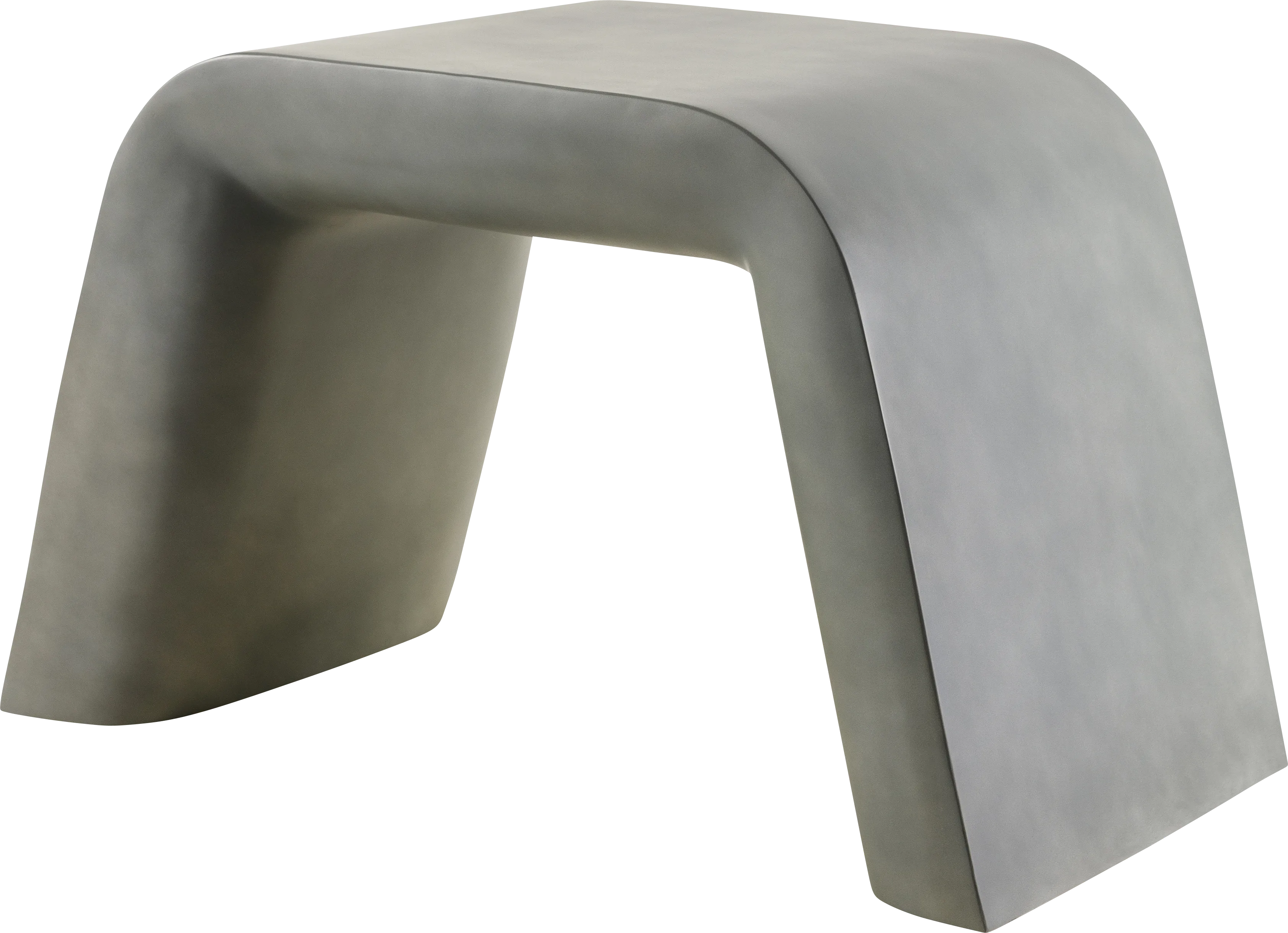 Saitose Gray Ottoman