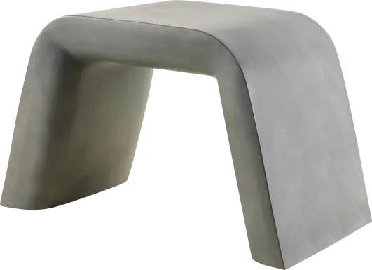 Saitose Gray Ottoman