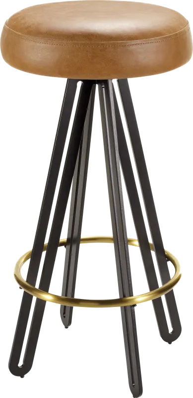 Tanous Brown Bar Stool