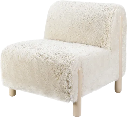 Sumiza Off-White Accent Chair