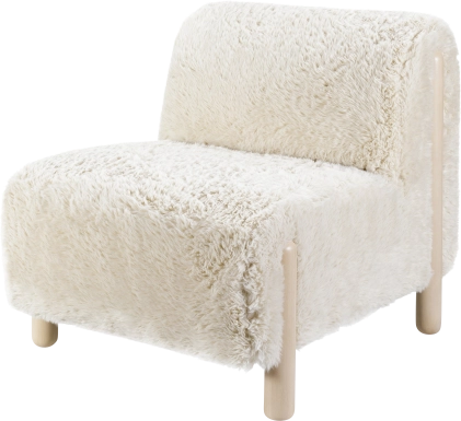 Sumiza Off-White Accent Chair
