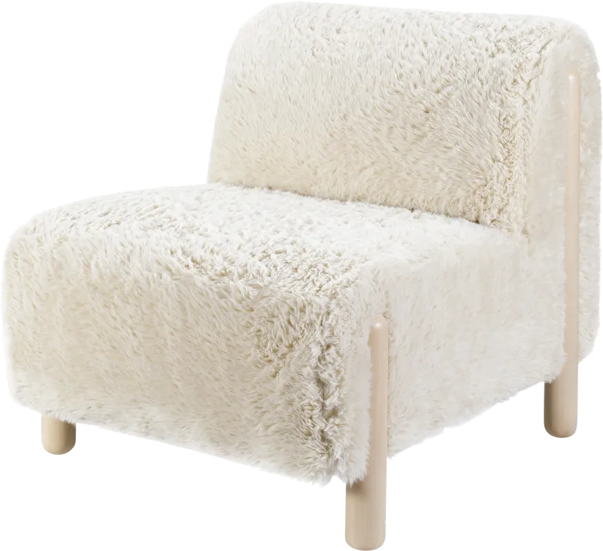 Sumiza Off-White Accent Chair