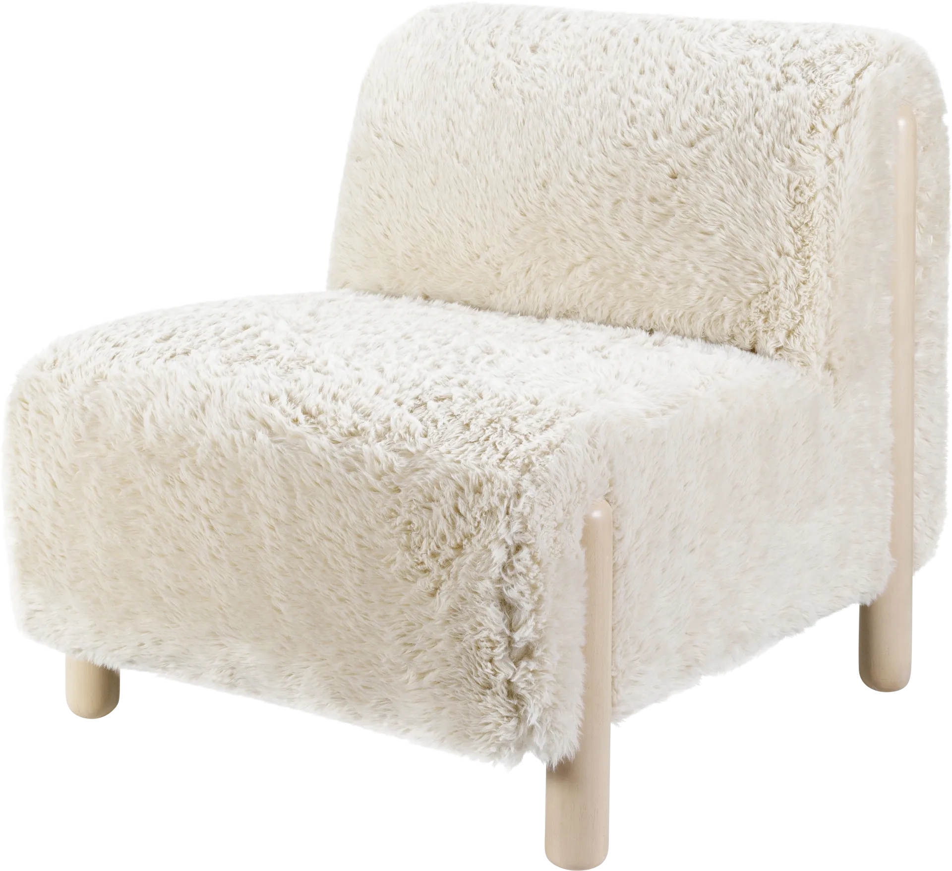 Sumiza Off-White Accent Chair - Image 1