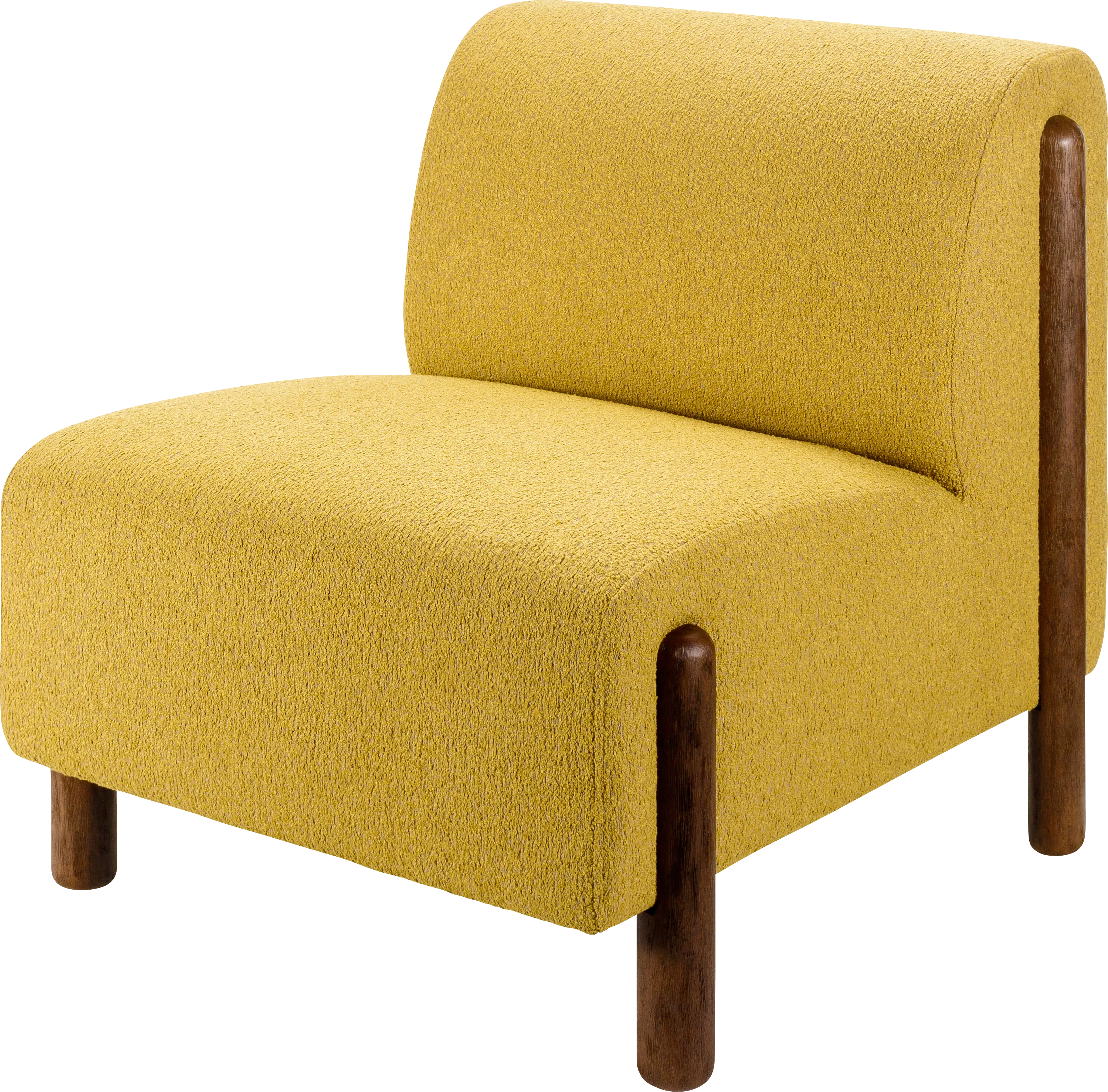 Sumiza Yellow Accent Chair - Thumbnail - Image 1