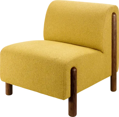 Sumiza Yellow Accent Chair