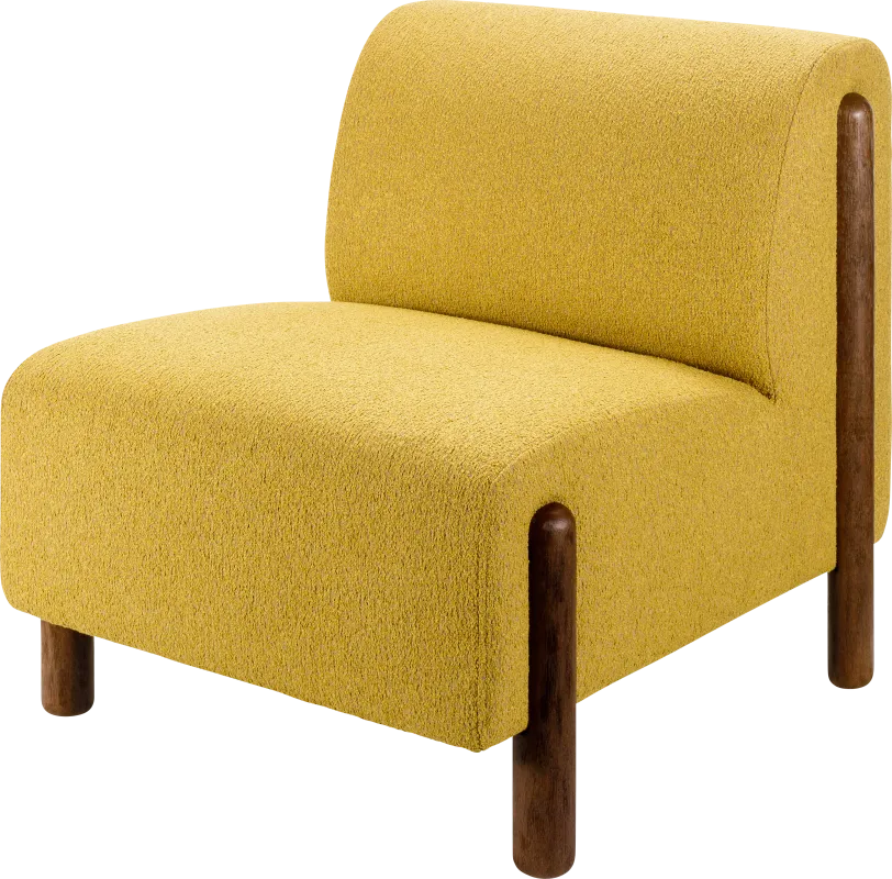 Sumiza Yellow Accent Chair