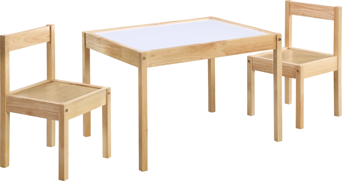 doug wooden child's table chairs wooden