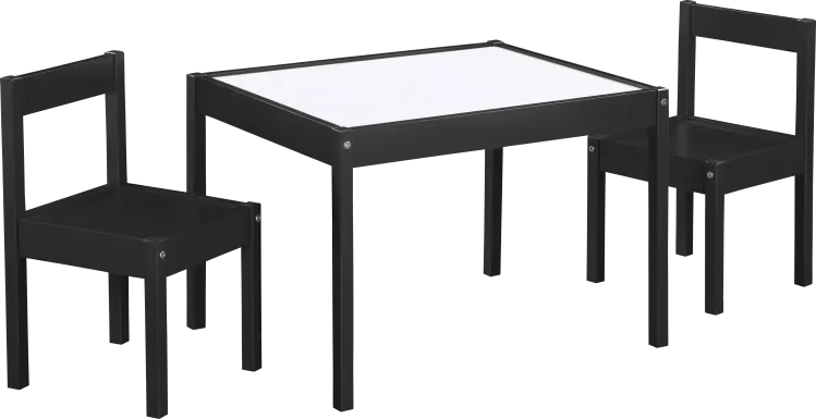 Kids Synni Black Table Set
