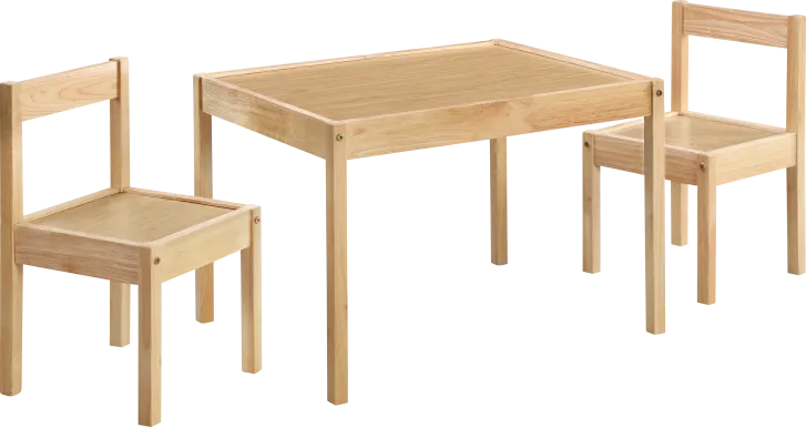 Kids Clyren Natural Table Set