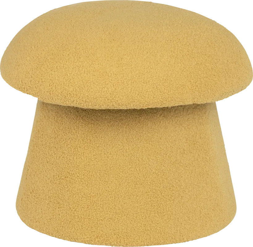 Abanto Yellow Storage Ottoman