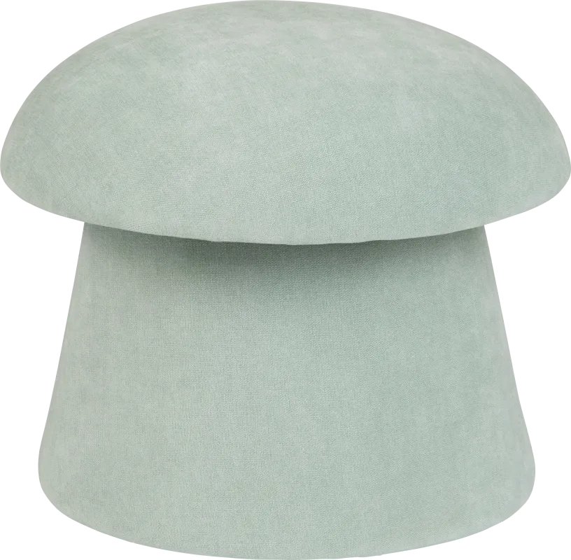 Abanto Light Blue Storage Ottoman