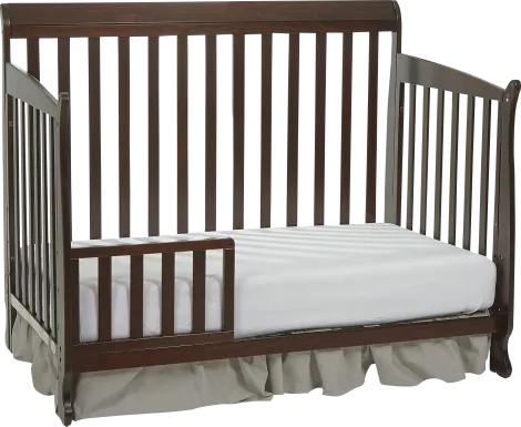 Kids Alvoro Espresso Convertible Crib
